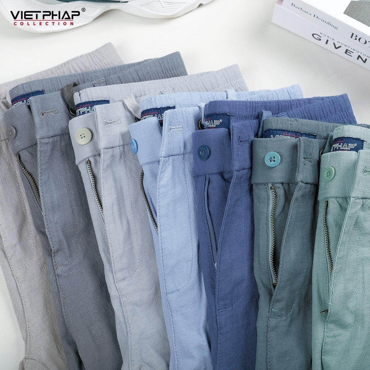 Quần Short Kaki Nam VIỆT PHÁP Form Basic Chất liệu Cotton mềm mịn hút mồ hôi tốt 1211