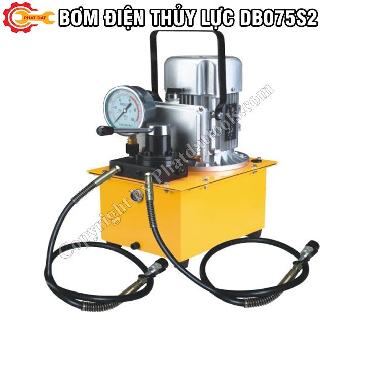 Bơm Điện Thủy Lực DB075S2-Bộ nguồn thủy lực Công suất 750W-Van cơ 2 đường dầu