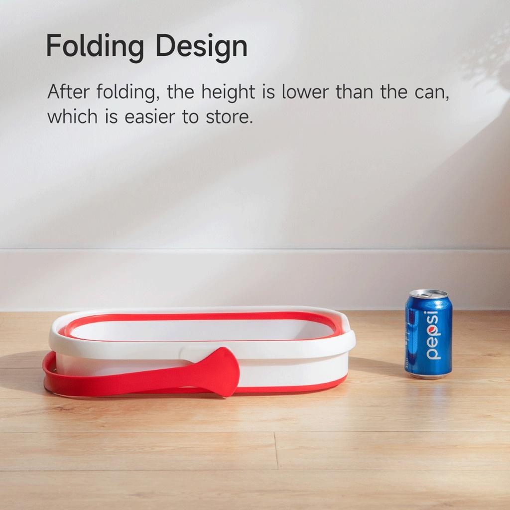Xô lau chùi xe hơi nhà cửa Xiaomi Youpin Yijie 12L gấp gọn được tiện lợi
