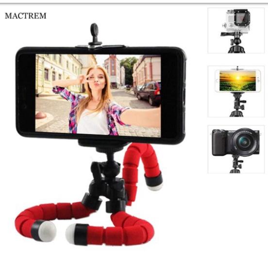 ️ HOTSALE ️ GIÁ ĐỠ Bạch Tuộc Đa Năng (Tripod Mini) KÈM GIÁ KẸP ĐIỆN THOẠI 001