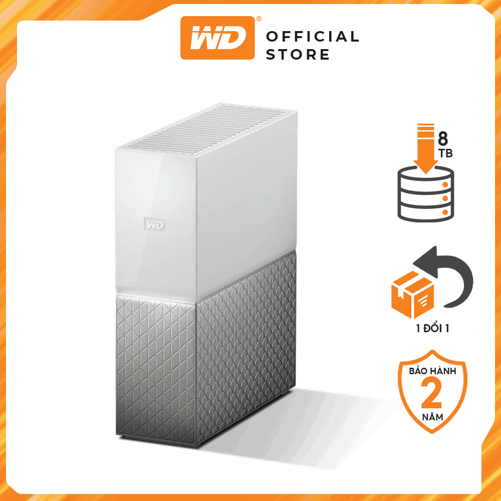 Ổ cứng mạng WD My Cloud Home 2TB/3TB/4TB/6TB/8TB Hàng Chính Hãng