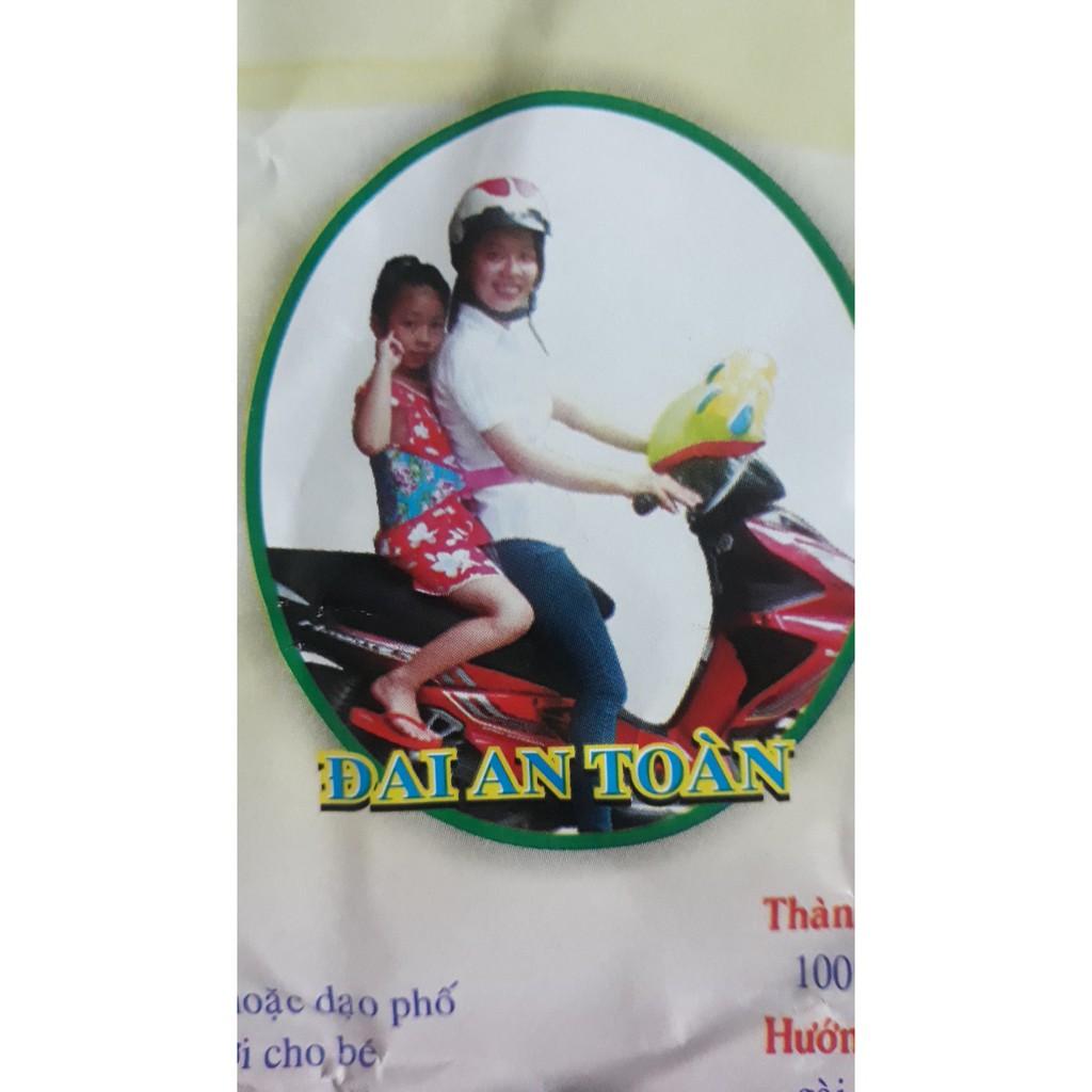 Đai an toàn Cho Bé Đi Xe Máy nịt ngang eo 28x20cm giao màu ngẫu nhiên theo bé trai hay gái