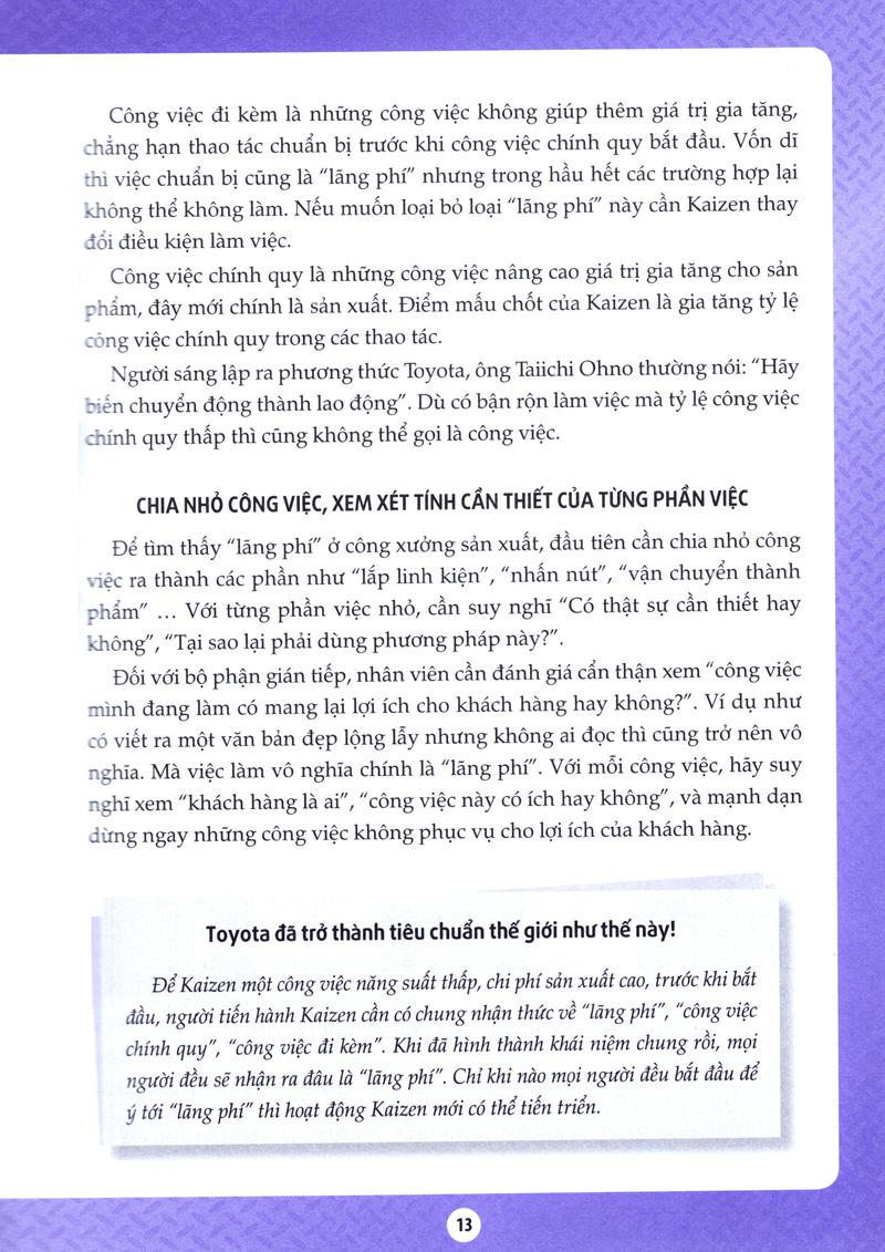 Nghệ Thuật Kaizen Tuyệt Vời Của Toyota (Tái Bản 2023) - ảnh 3