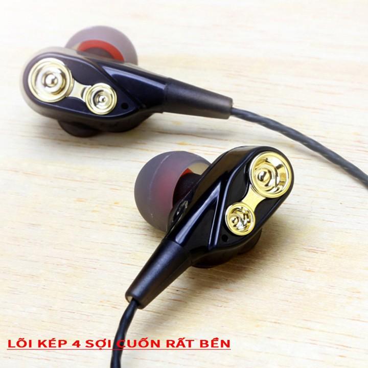 TAI NGHE NHÉT TAI JACK 3.5 HIFI LÕI KÉP SIÊU BASS ÂM THANH CỰC CHẤT TK110