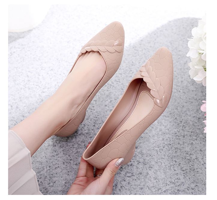 Giày nhựa cao su cho nữ giày nhựa đi mưa Alina cao 3p giá rẻ kiểu dáng thời trang V274