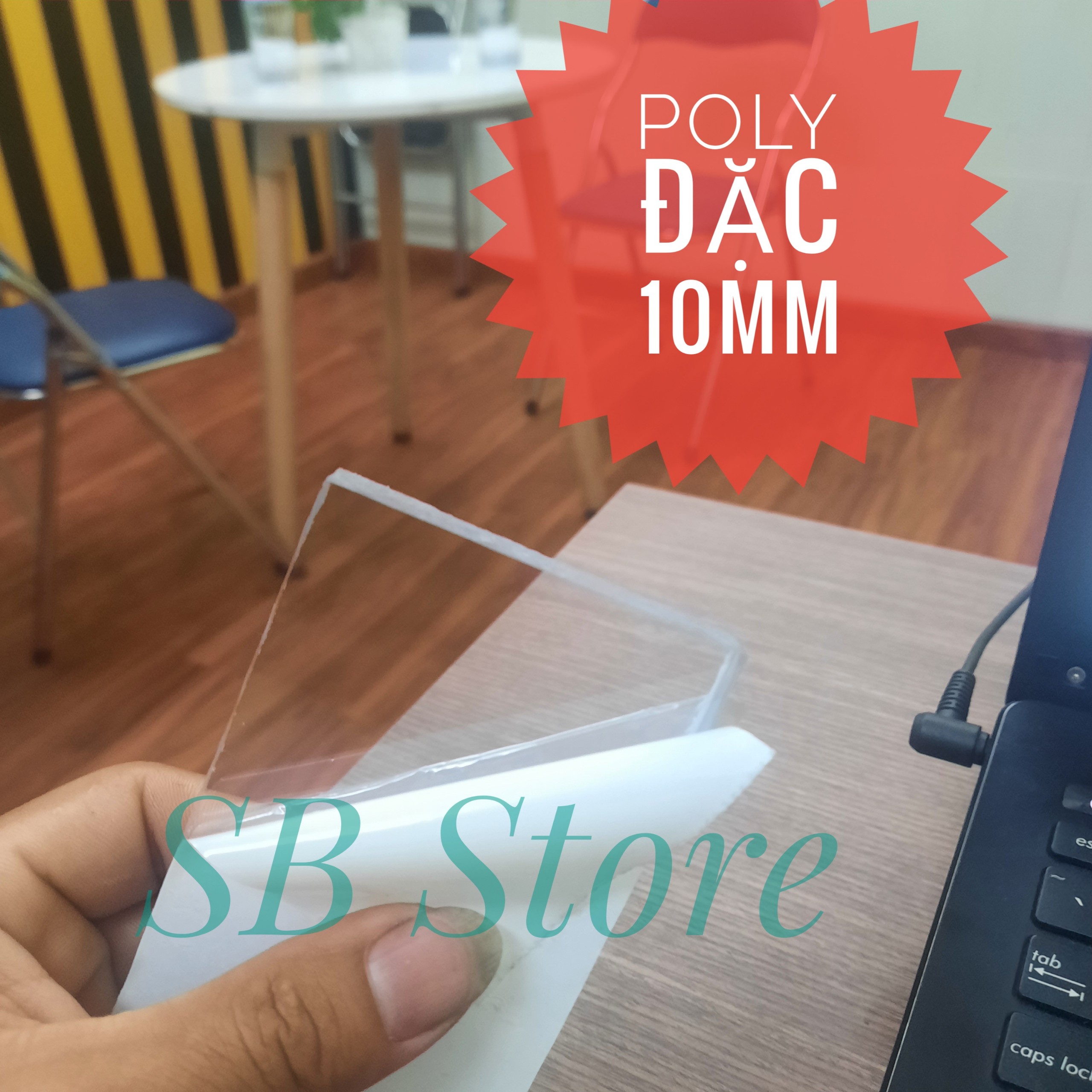 Nhựa trong suốt 10mm Polycarbonate không sợ vỡ bể