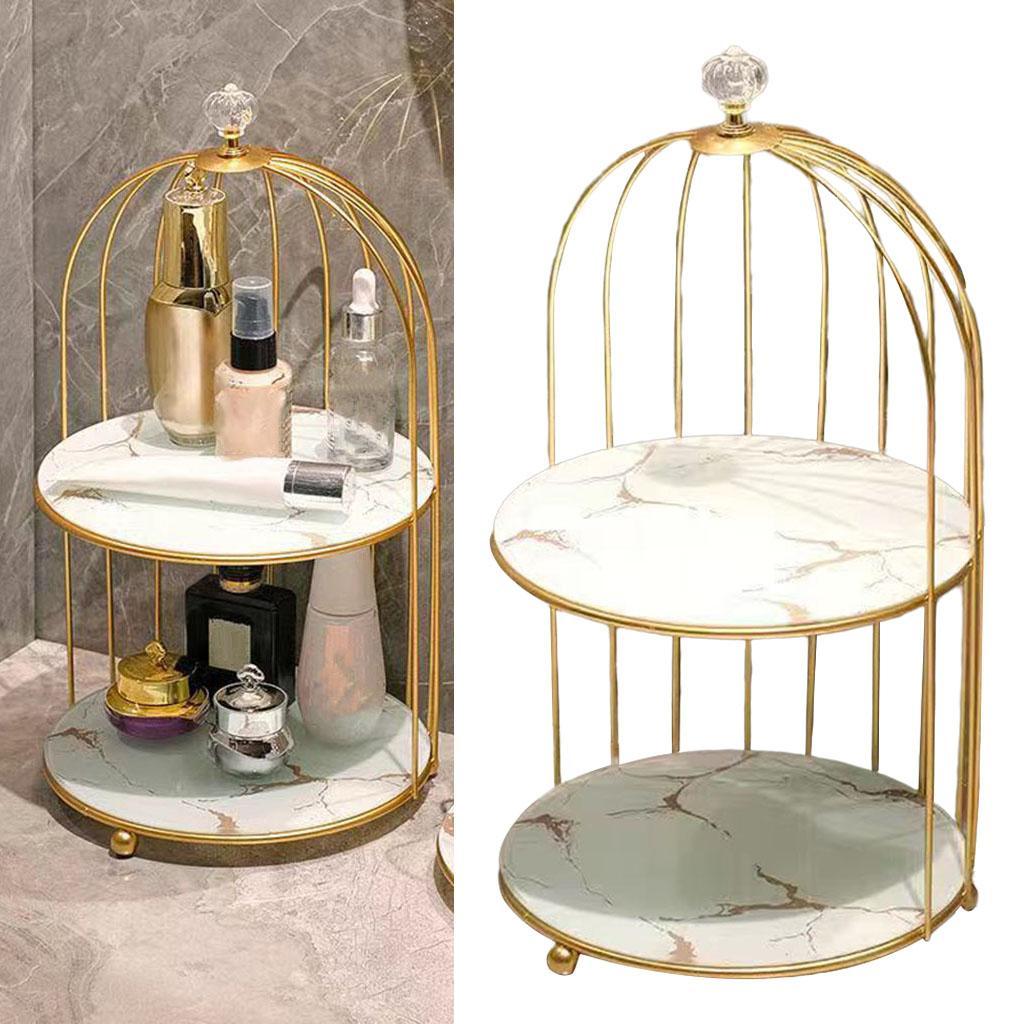 2x Perfume Rack Organizer Cake Cupcakes Serving Makeup Shelf