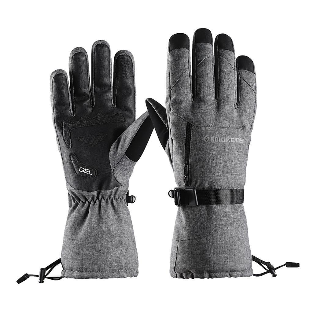 Cycling Gloves Windproof  Touchscreen Gloves Cold Weather Warm Gloves Windproof Winter Sports Gloves for Running Driving Ski Snowboard Snow