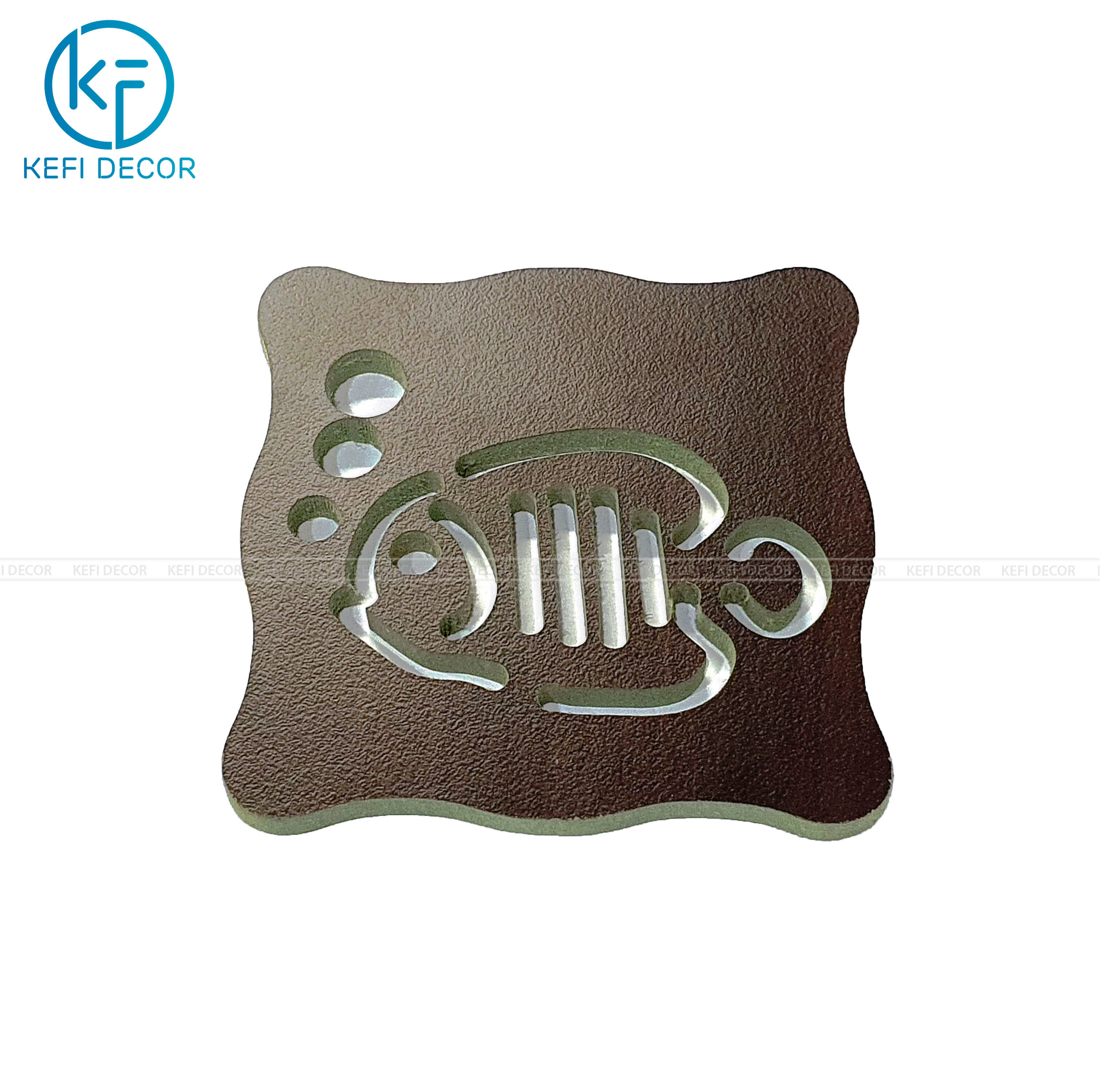 Combo 10 Miếng lót nồi lót cốc bằng gỗ sang trọng Cách Nhiệt size 10*10, Tấm Lót Bảo Vệ Mặt Bàn KEFI Decor