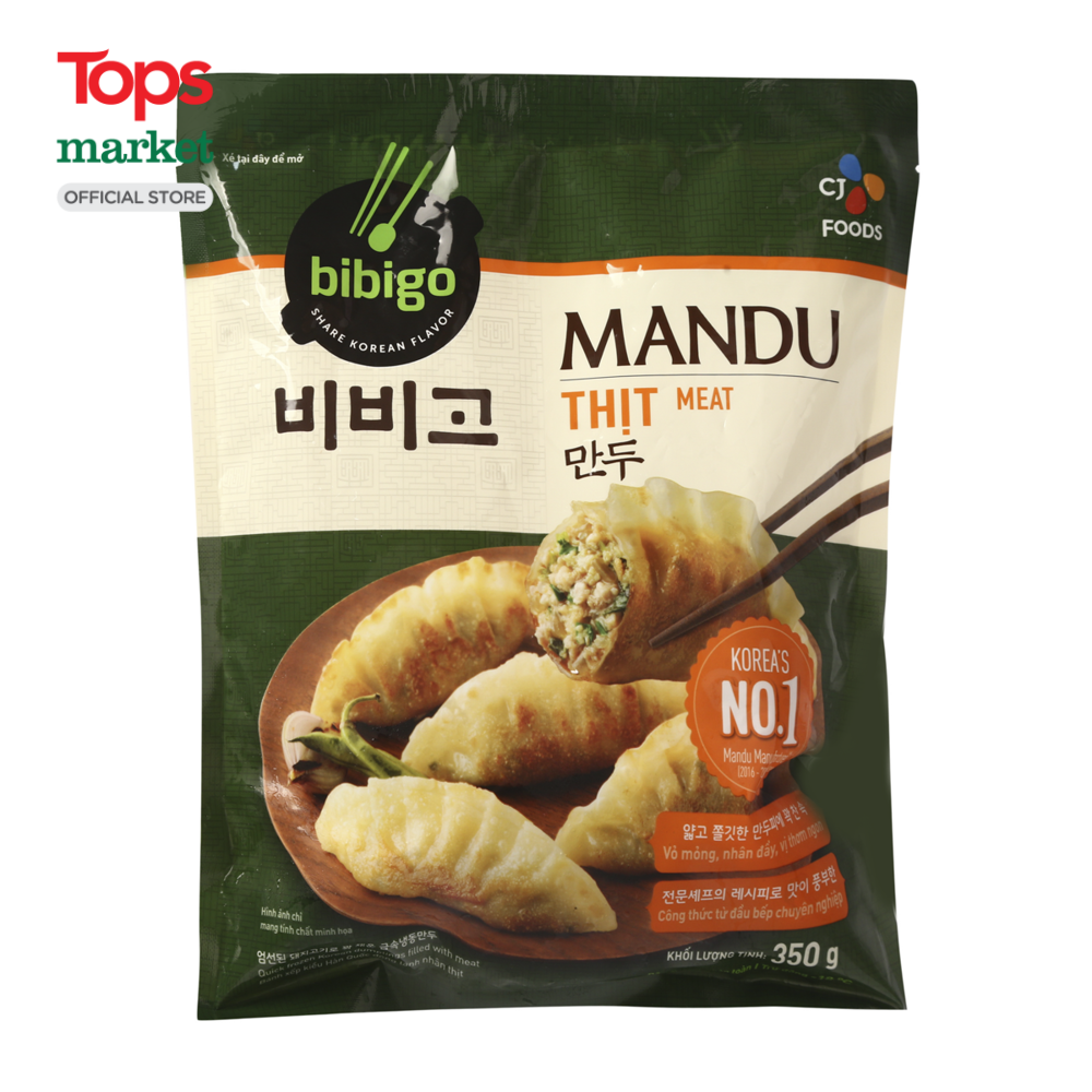 Bánh Mandu CJ Bibigo Thịt 350G