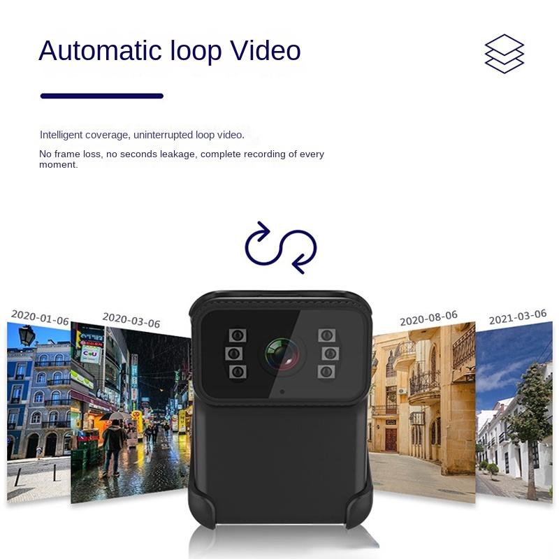 256G 1080P Camera Hành Động Video Nhìn Xuyên Đêm Ống Kính Full HD WIFI Chống Nước Video Thực Thi Pháp Luật Đầu Ghi Định Dạng MP4 ngoài Trời Mini