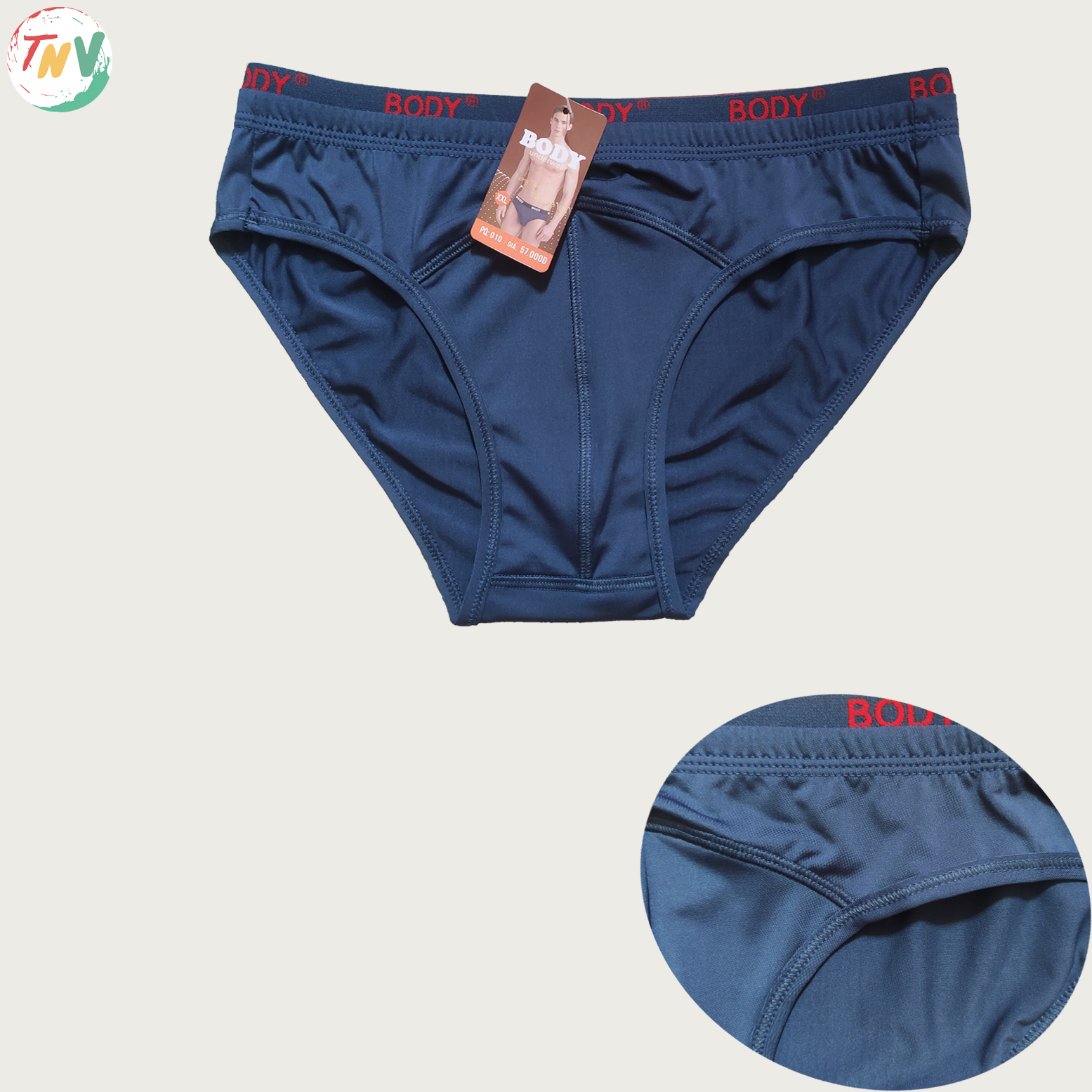 Combo 5 quần lót Nam Thái Lan (Body 2 Lưng)