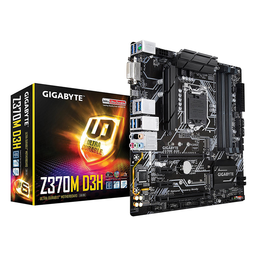 Bo Mạch Chủ Mainboard GIGABYTE Z370M D3H (SK1151) - Hàng Chính Hãng