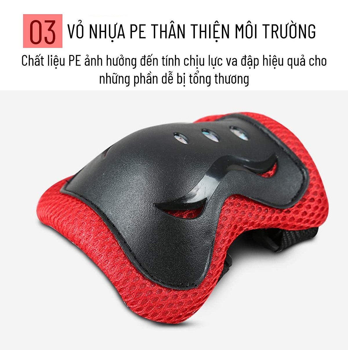 Bộ Bảo Hộ An Toàn Cho Bé Protection Gear, bộ bảo hộ tay, chân, đầu gối, bộ bảo hộ trượt patin, trượt ván - Hàng Chính Hãng -  có đệm mút