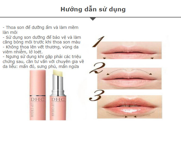 Son dưỡng DHC lip cream TẶNG mặt nạ Sexylook (Nhập khẩu)