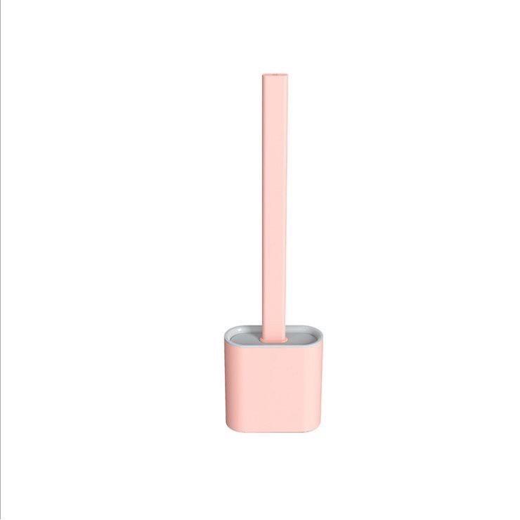 Cọ vệ sinh, Bộ Cọ Toilet Đầu Silicon Có Hộp Đựng Mẫu Mới 2020