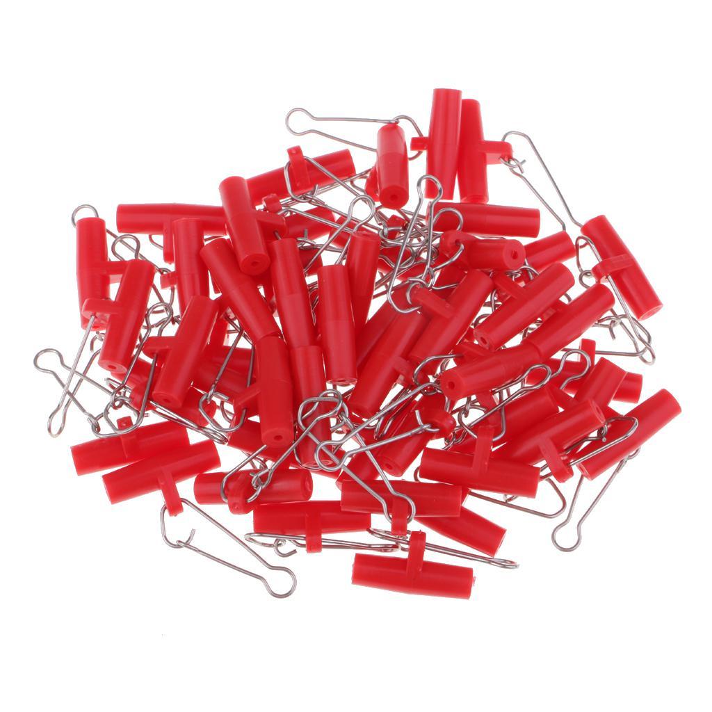 50 Pieces Sinker Slides with Nice Snaps