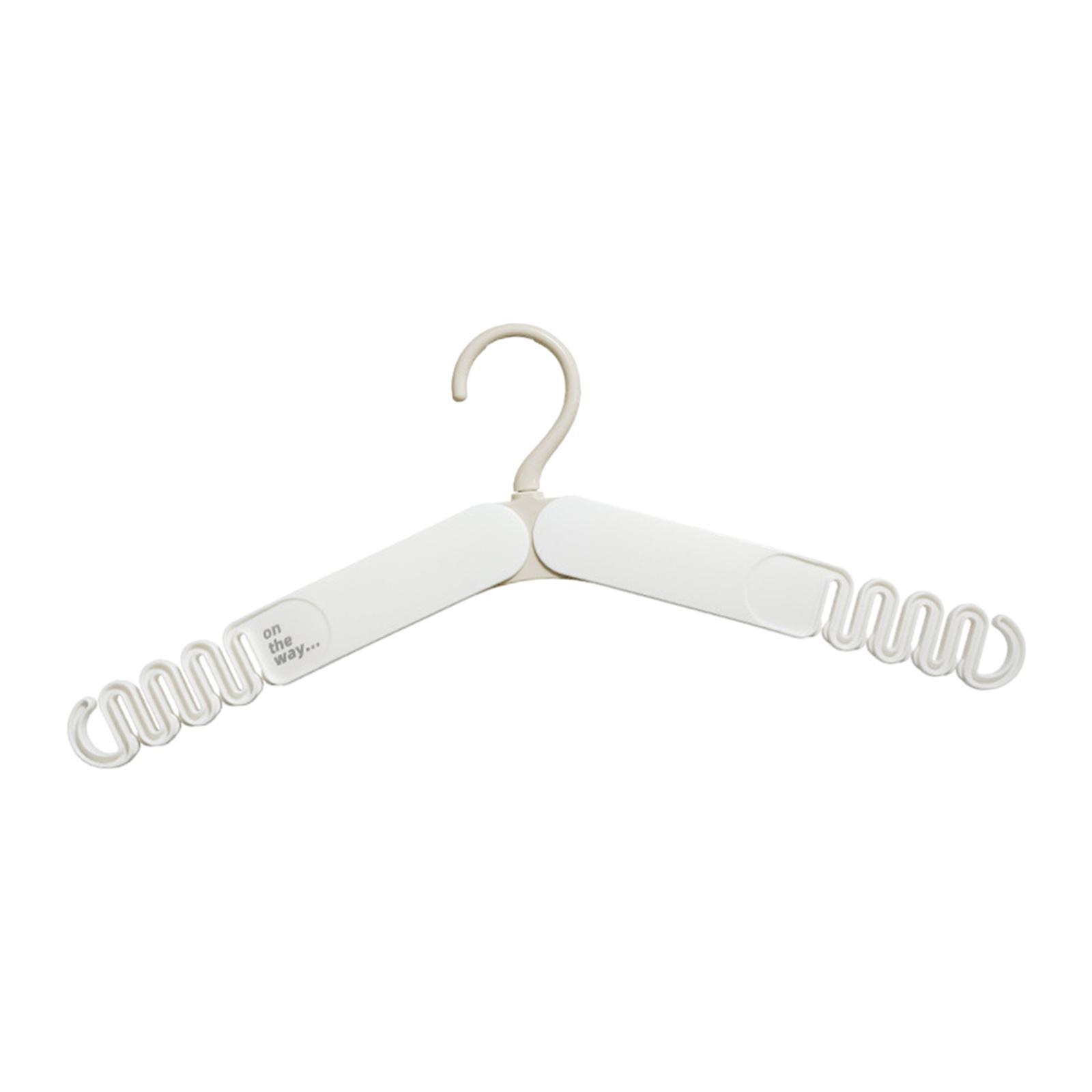 Foldable Travel Hanger Coat Hanger Portable Foldable Hanger 360° Rotating Hook Clothes Hanger Drying Rack for Coats Clothing