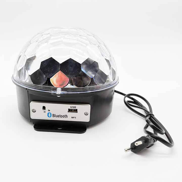 Đèn Led Xoay 360 Độ Trang Trí 7 Màu Cảm Ứng Theo Nhạc Vũ Trường, Sân Khấu Dành cho Dân Bay - Tặng USB và Điều Khiển Từ Xa