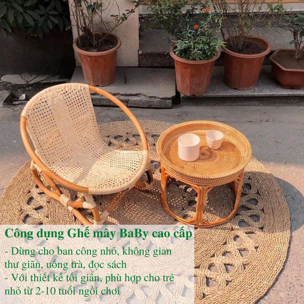 Ghế mây thư giãn trẻ em dành cho studio, có ảnh thật dành cho bé từ 1 đến 6 tuổi / HealHomes