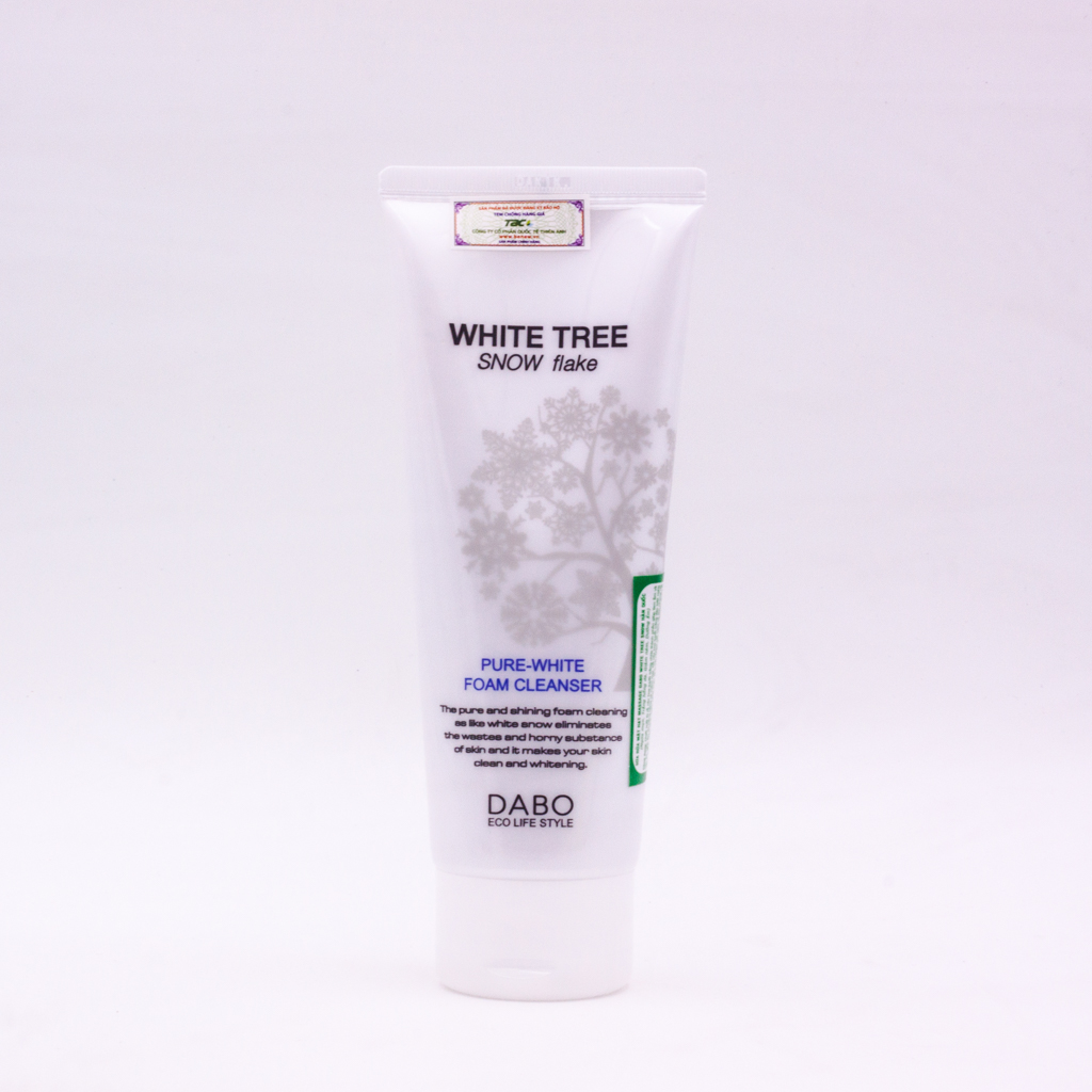 Sữa rửa mặt Cây Tuyết Trắng Dabo Hàn Quốc có hạt Massage Dabo White Tree Snow Flake (150ml)