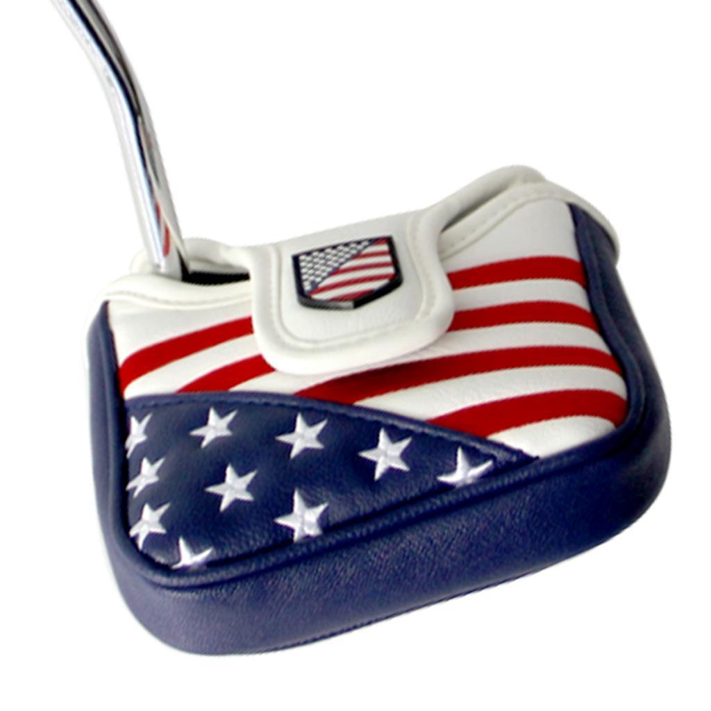 Waterproof Golf Club Head Cover Square Golfer Headcover Center Putter Covers