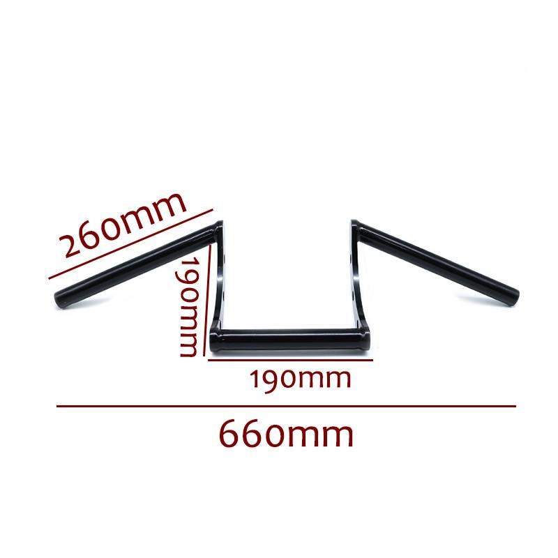 Thanh gi đong 7/8" 22mm cho xe moto đèn tròn cổ điển Cruiser Racer Bike Harley