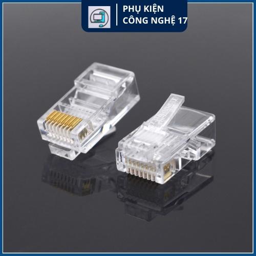 Hạt mạng RJ45 Cat5 Cat5E  Túi 100 Hạt