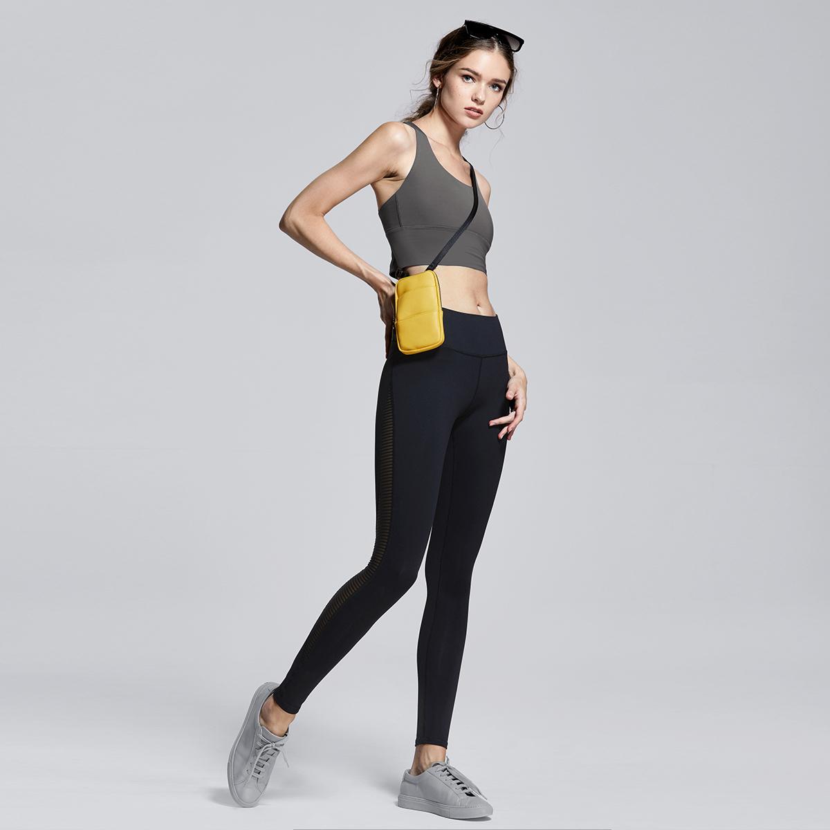 CRZ Tập YOGA Thiết Kế Quai Áo Bra Yoga Hàng Đầu Cho Nữ Len Dài Wirefree Đệm Vừa Hỗ Trợ Áo Ngực Thể Thao
