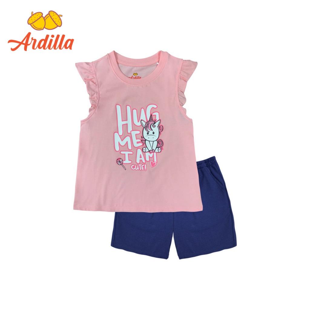 Bộ Quần Áo Bé Gái ARDILLA Áo Ba Lỗ Họa Tiết Dễ Thương Thoải Mái, Chất Vải Cotton Mát Mẻ Cho Bé 2-6 Tuổi KB5400