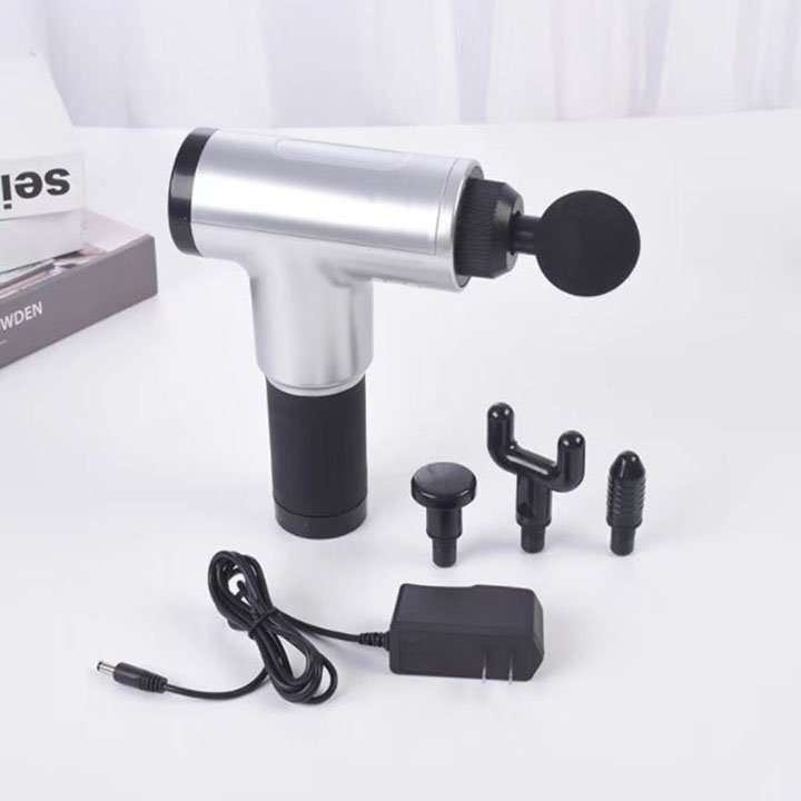 Máy Massage Đa Năng Cầm Tay Fascial Gun Cao Cấp FH-320 - Hỗ Trợ Massage Chuyên Sâu - Giảm đau cơ - Giảm Cứng Khớp - Massage Toàn Thân - Tặng Kèm 4 Đầu Massage