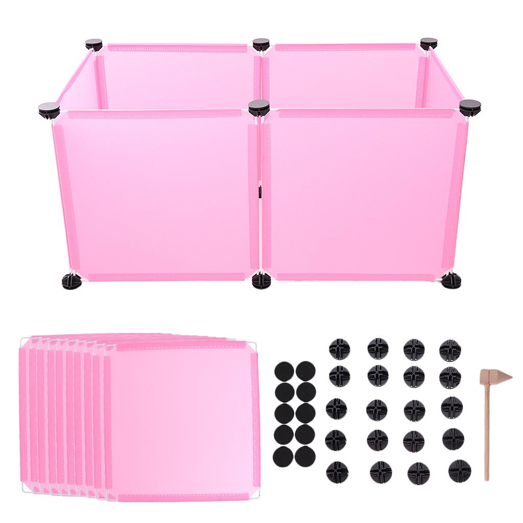 Portable Pet Dog Playpen Exercise Cage Home Cage Gate Cat Pig Safe For Pet