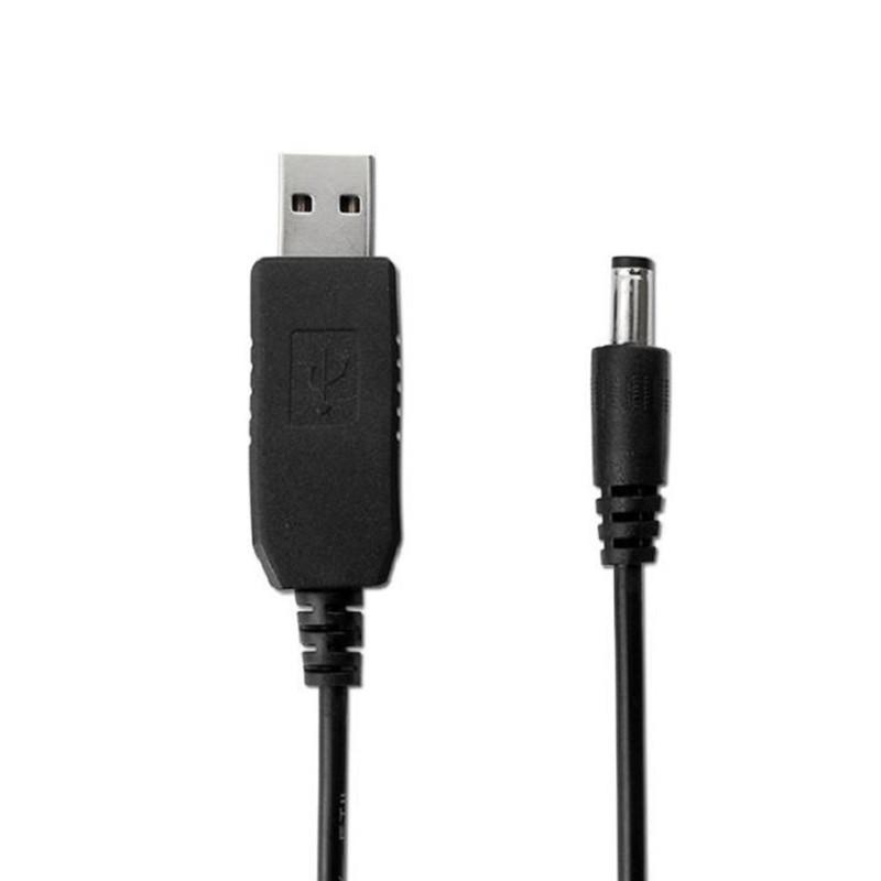 COVYIV USB DC 5V to 12V 9V Power Cable For Router WIFI Adapter Wire usb Boost Module Converter Via Powerbank 5.5*2.1mm