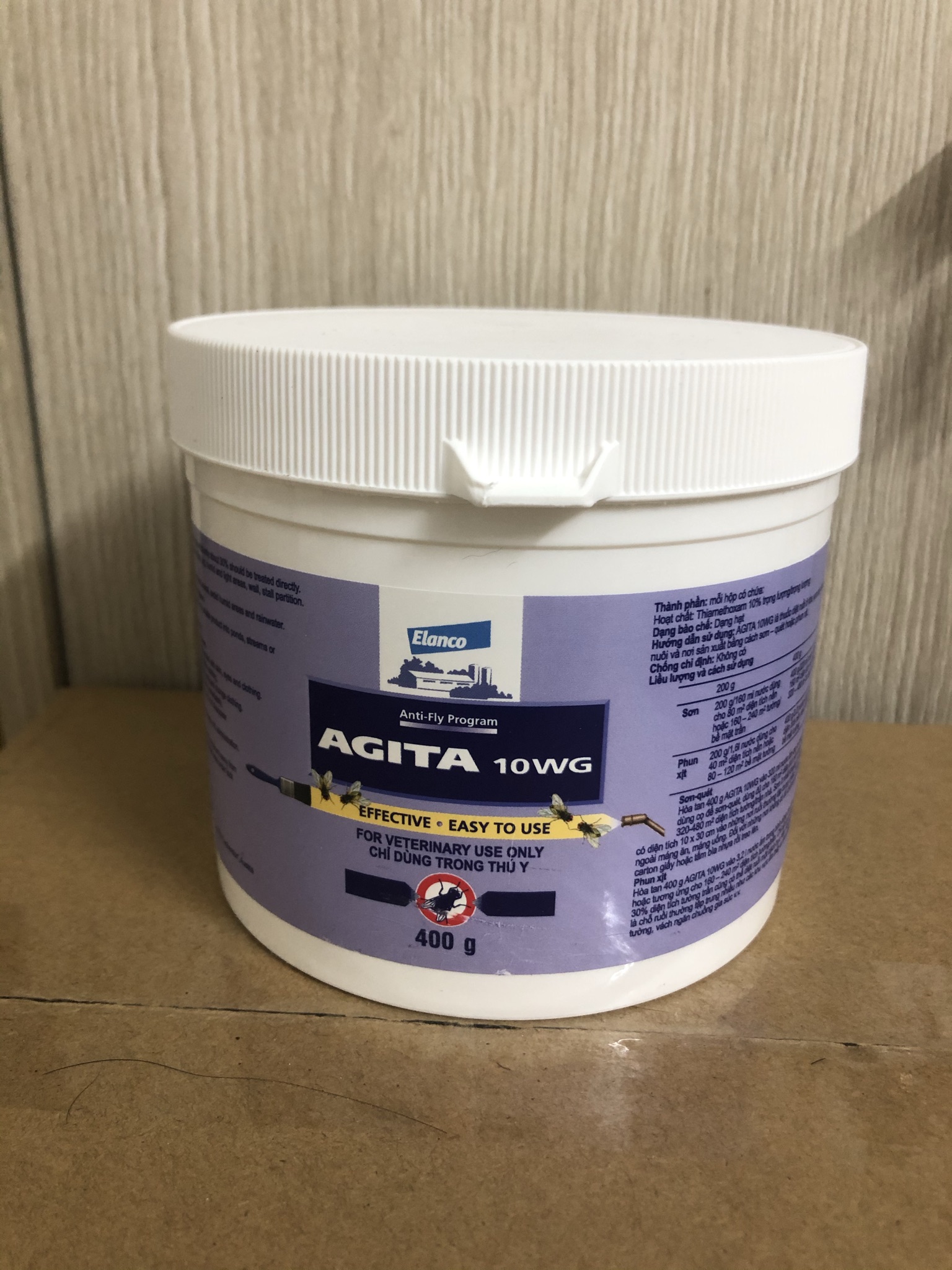 Thuốc diệt ruồi Agita 10WG cty chế biến thực phẩm và bãi rác