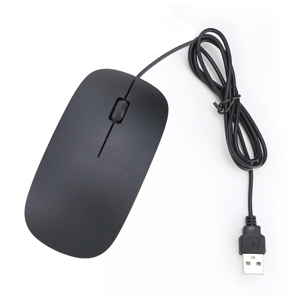 Siêu Mỏng USB Có Dây 1200Dpi 3D Quang Chuột Chơi Game KOK Dành Cho Máy Tính Laptop Máy Tính Xách Tay Mini Chuột Dành Cho văn Phòng Nhà