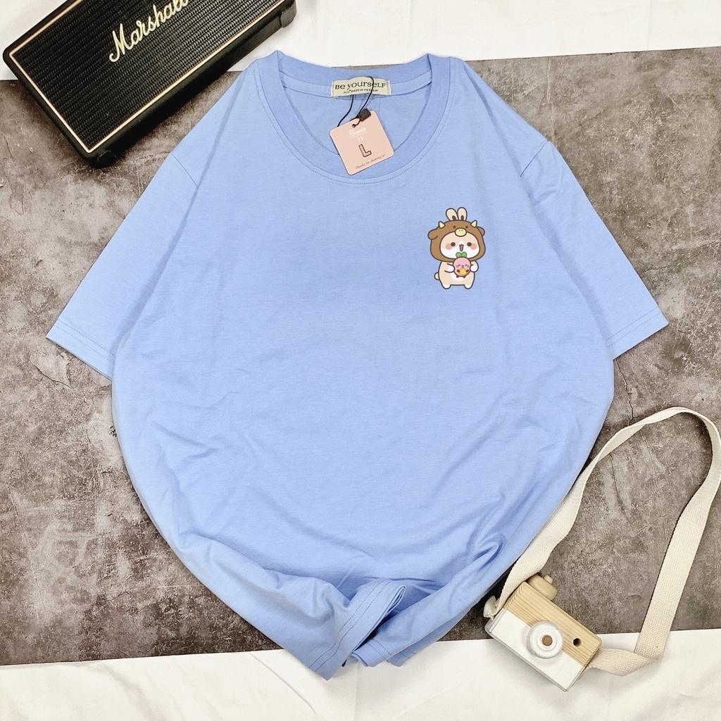 Áo thun tay ngắn Be Yourself unisex size M L XL - THỎ CẦM CÀ RỐT