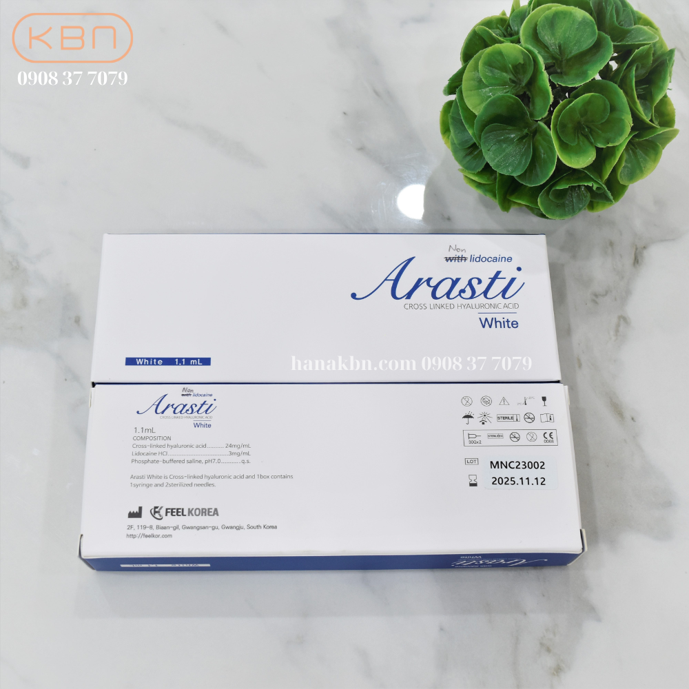 Chất làm đầy Filler Arasti White/Plus/A-Plus Hàn Quốc - 1cc/hộp