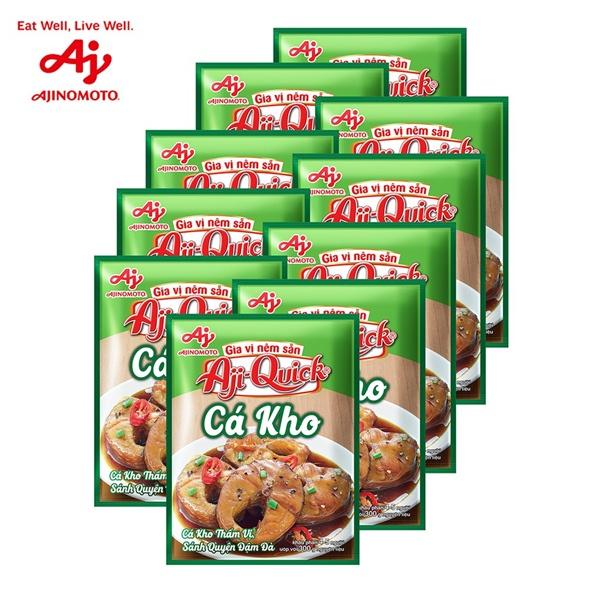 Gia Vị Nêm Sẵn Cá Kho Đậm vị Aji-Quick Gói 31g