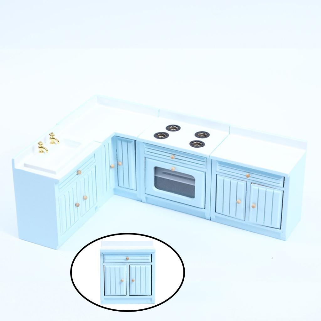Dollhouse Miniature Kitchen Furniture BJD Doll Tiny Model DIY Decor Ornament