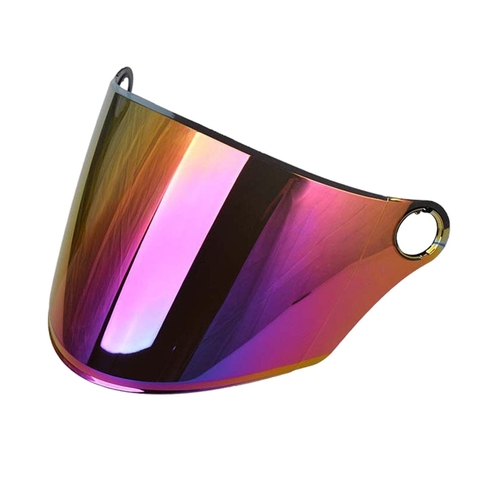 Universal Shield Visor Lens, Motorcycle Replacement Wind Shield Fit for Helmets Open Face