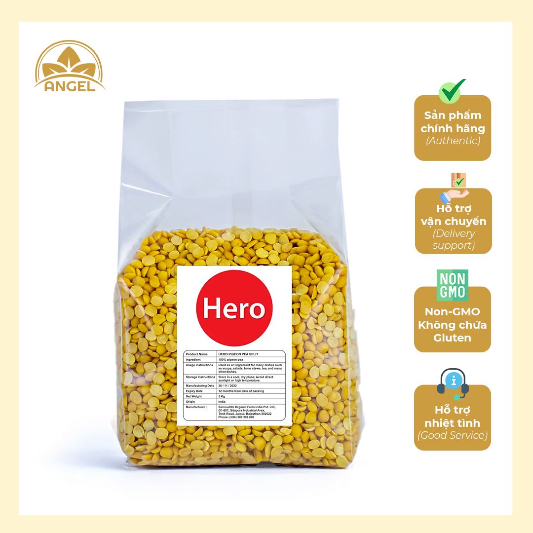 Đậu Săng Hero Toor Dal Nhập Khẩu Ấn Độ