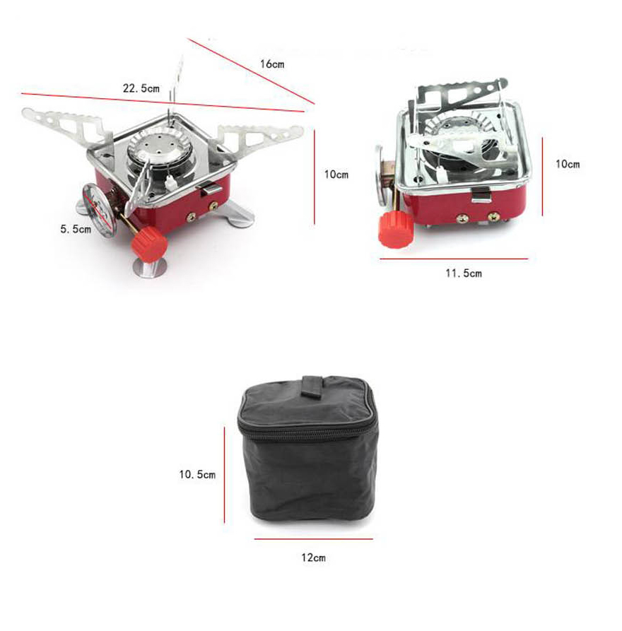 Bếp gas mini du lịch siêu nhỏ gọn, có thể gấp gọn tiện lợi - Hàng nhập khẩu