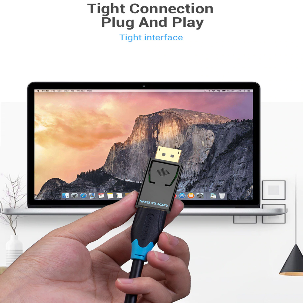 Đầu chuyển DisplayPort to HDMI Vention HBKB0 - Hàng chính hãng