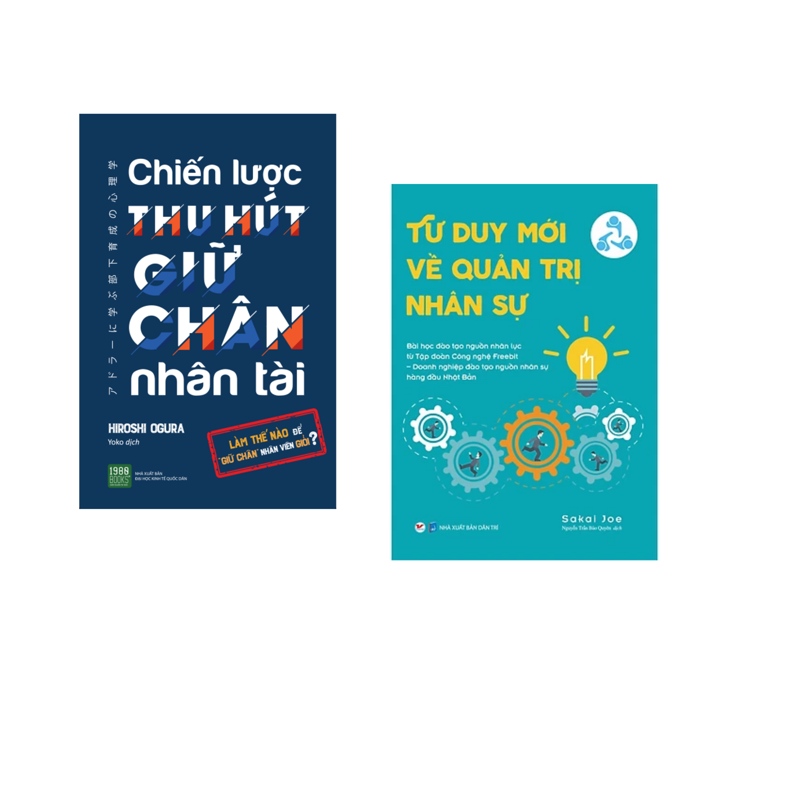 Combo 2Q: Tư Duy Mới Về Quản Trị Nhân Sự + Chiến Lược Thu Hút Giữ Chân Nhân Tài / Sách Kỹ Năng Quản Lý Nhân Sự Chuyên Nghiệp / Tặng Kèm Bookmark Happy LIfe