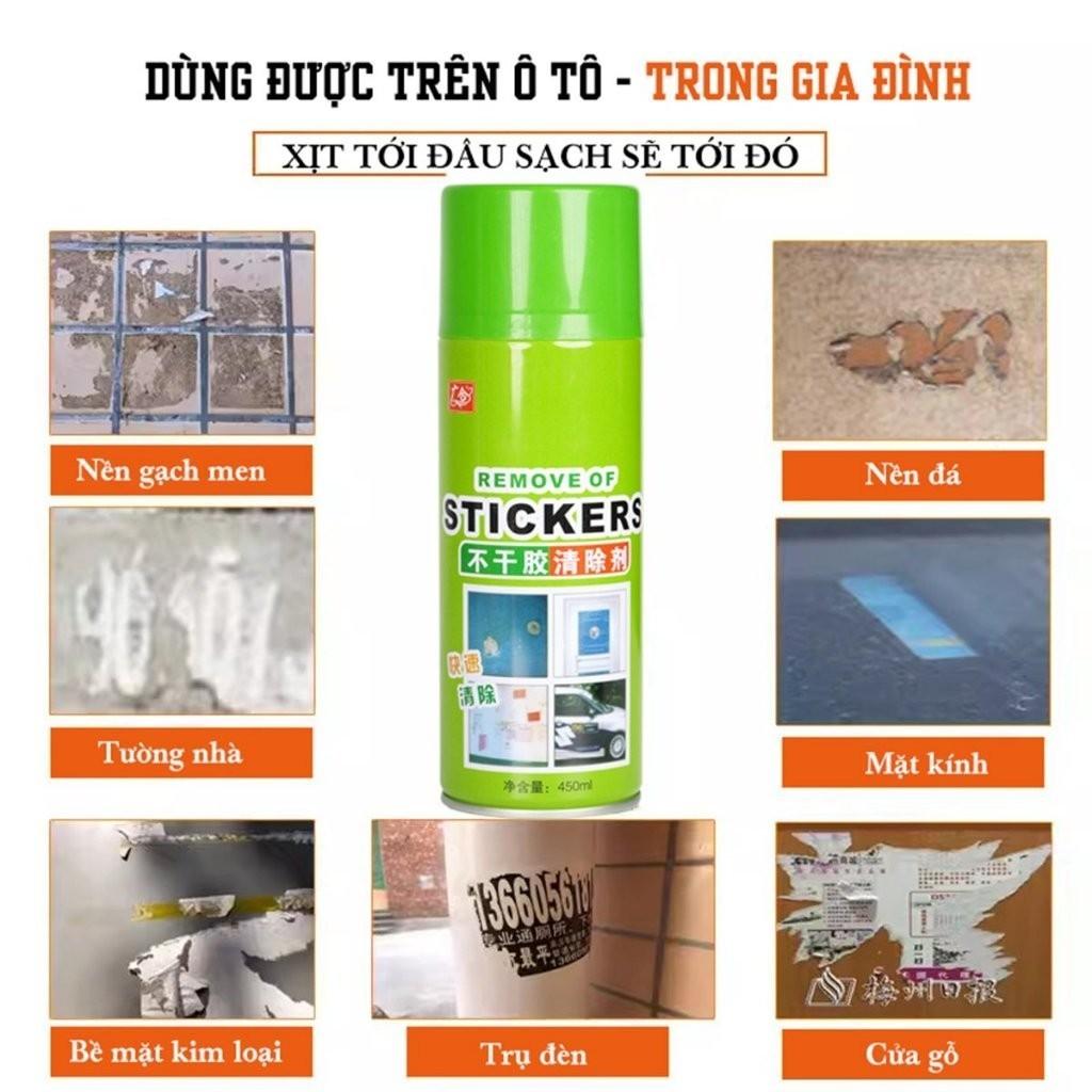 Chai vệ sinh 260ml sơn bám, băng keo trang trí nhà cửa, sticker trẻ con dán bừa bãi cho Gia đình - 250 ml
