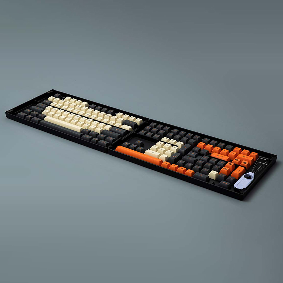 Nút Bàn Phím Cơ AKKO Keycap Set - Carbon Retro - Hàng Chính Hãng