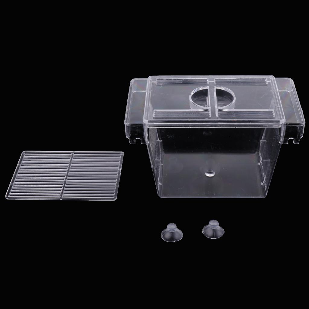 Fish Tank High Transparent Aquarium Tank Fish Incubator Isolation Box Small
