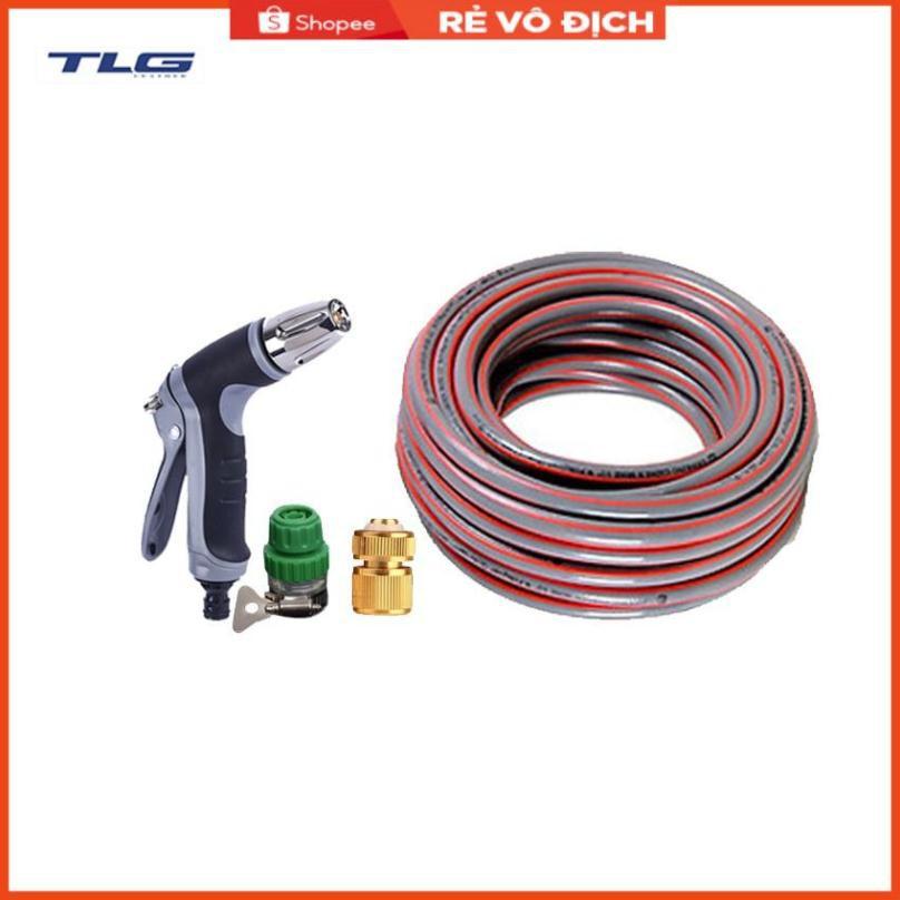 Bộ dây vòi xịt nước rửa xe,tưới cây tăng áp 3 lần 3-5m 206817