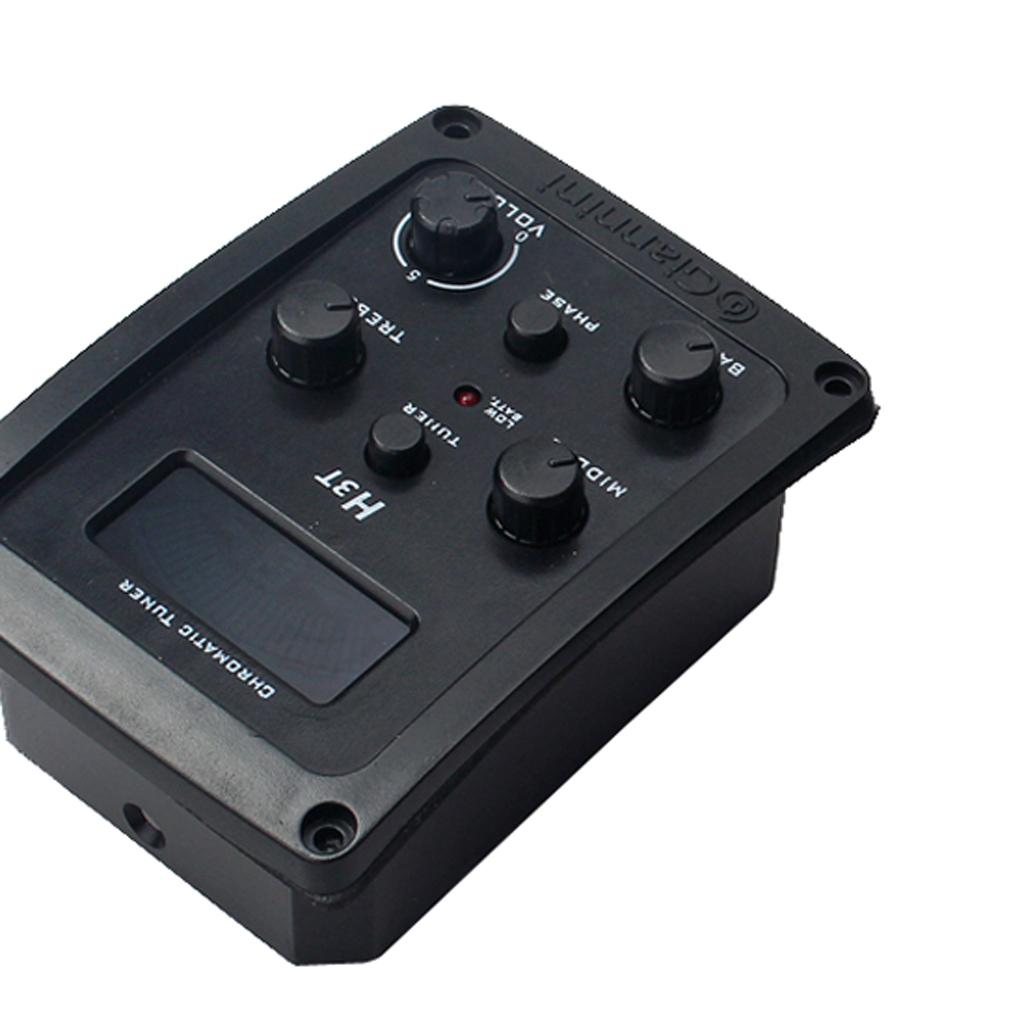 Nhựa Đàn Guitar Chromatic Tuner Bán Bộ Khuếch Đại Đen Nhạc Cụ Dây Phụ Kiện DIY