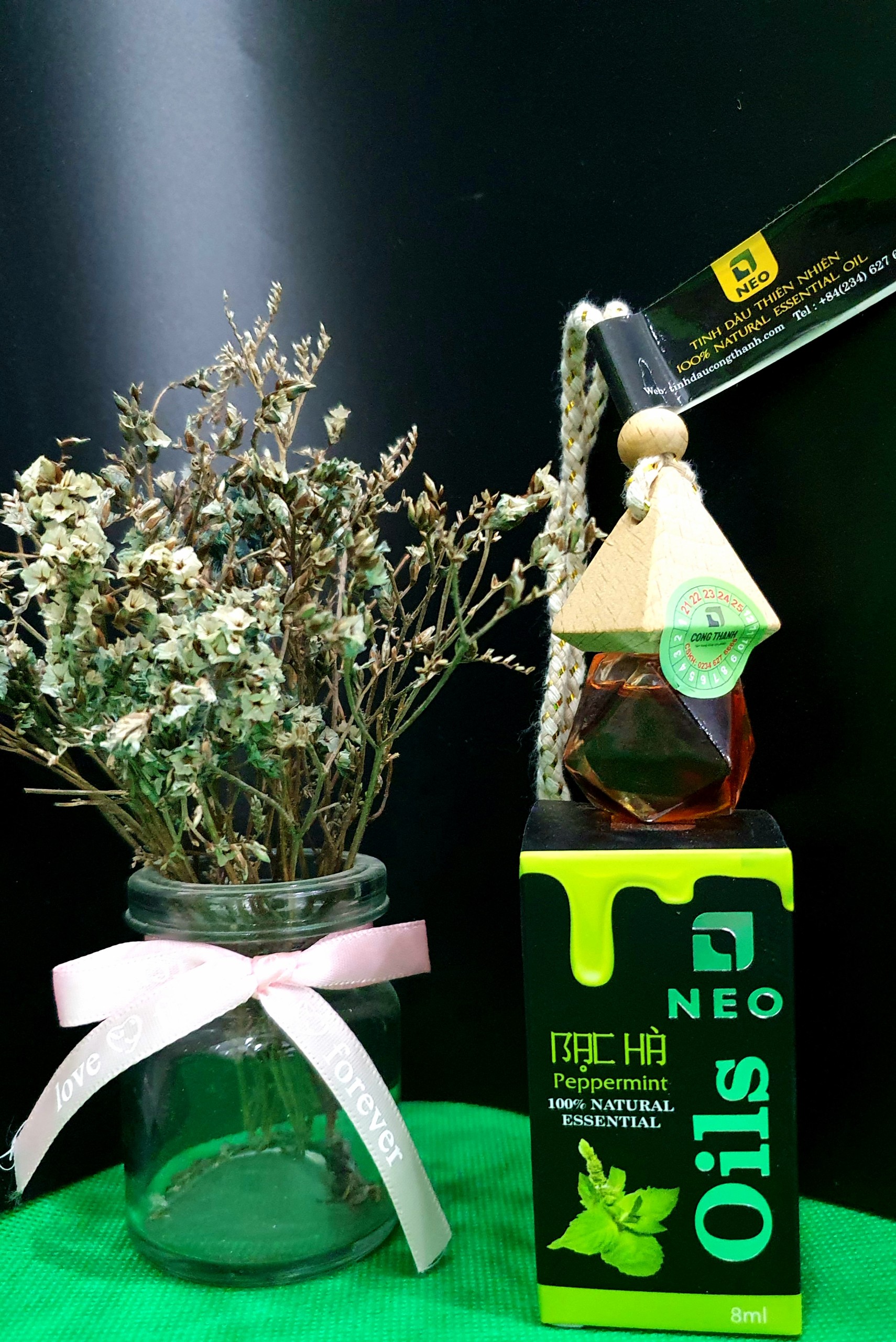 Tinh Dầu Treo Xe Bạc Hà NEO – Tinh dầu thơm xông phòng, đuổi muỗi, khử mùi hiệu quả, nguyên chất từ thiên nhiên 8ml